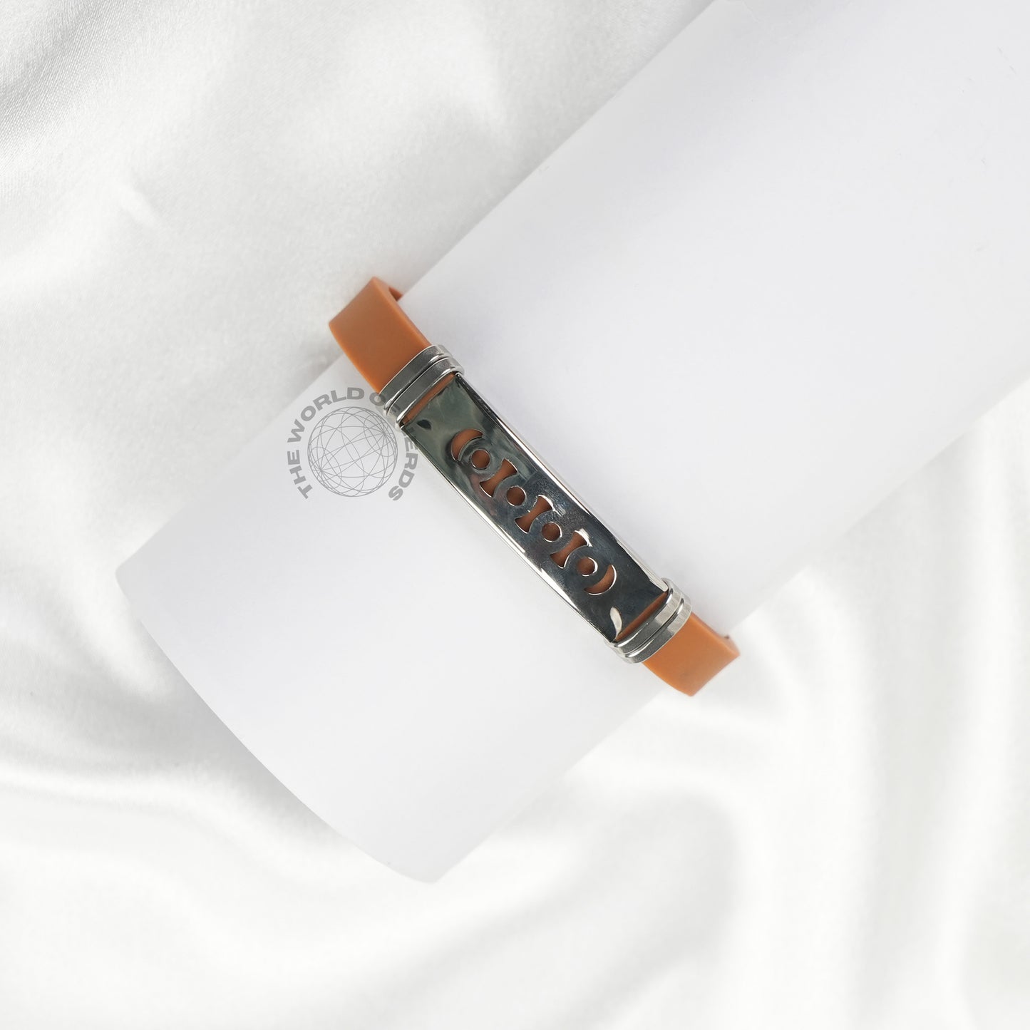 Brown Bracelet with Metal Plate Imported Fashion Accessory - The World Of Nerds