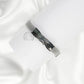 Silver Stainless Steel Bracelet with Polished X Design Imported Fashion Accessory - The World Of Nerds