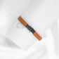 Brown Bracelet with Metal Plate Imported Fashion Accessory - The World Of Nerds