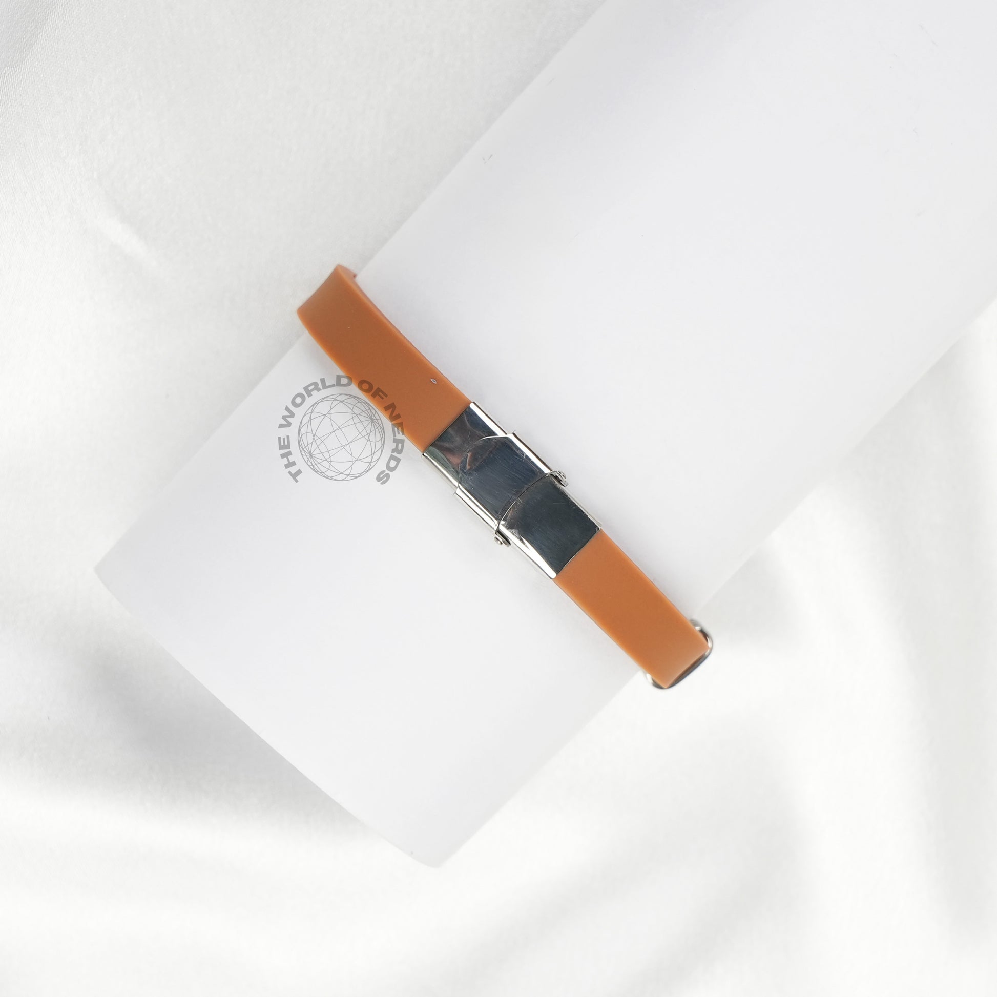 Brown Bracelet with Metal Plate Imported Fashion Accessory - The World Of Nerds