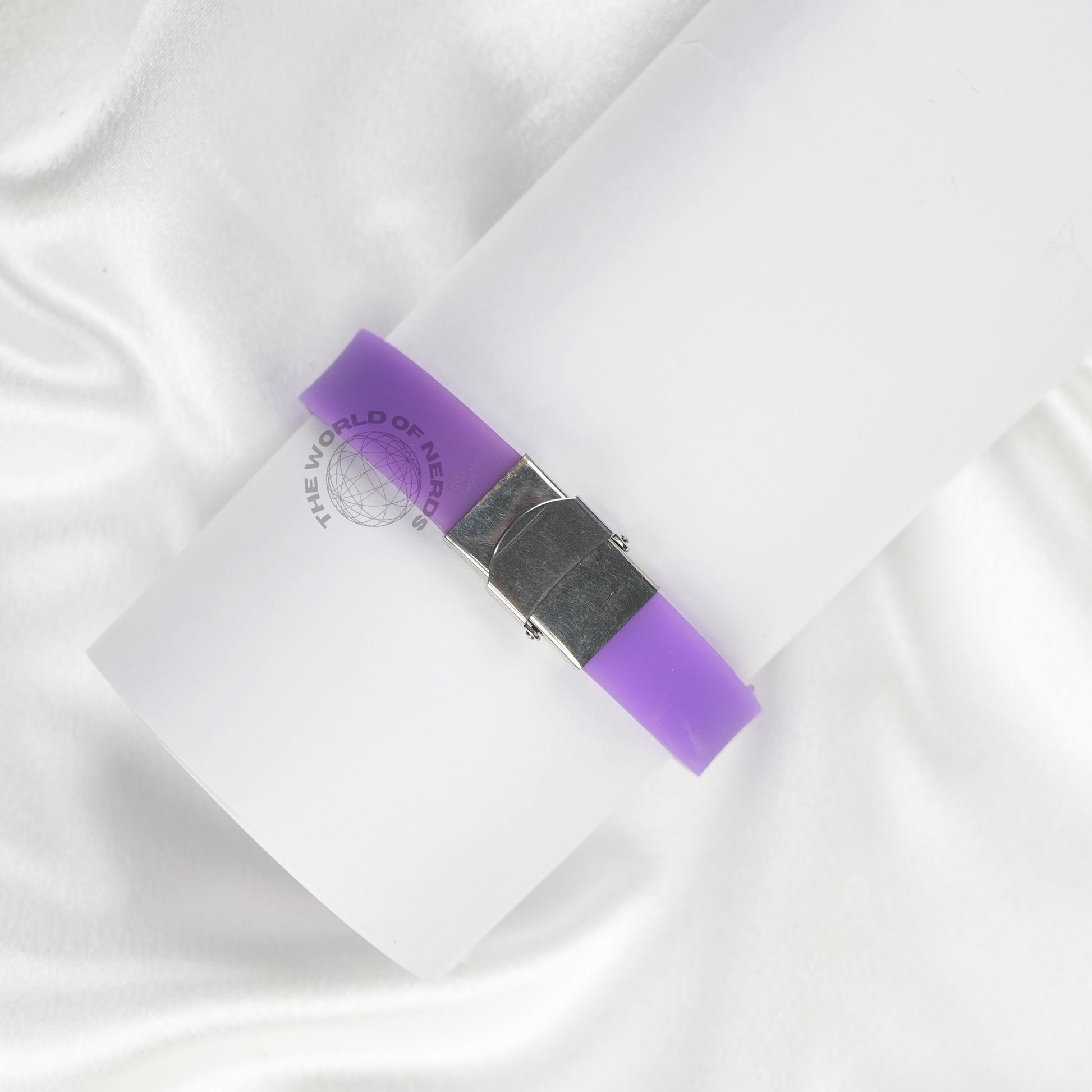 Violet Bracelet with Metal Plate Imported Fashion Accessory - The World Of Nerds