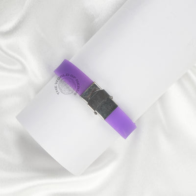 Violet Bracelet with Metal Plate Imported Fashion Accessory - 2
