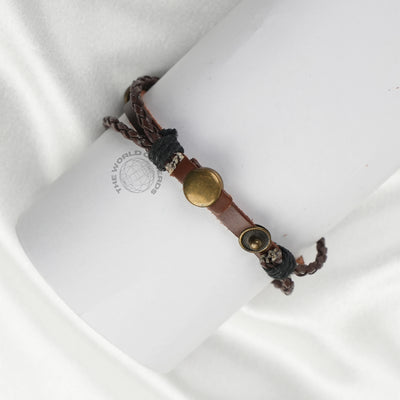 Fly Brown Leather Bracelet Imported Fashion Accessory - 2