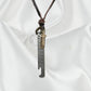 Metal Barcode Leather Chain Stylish Fashion Accessory - The World Of Nerds