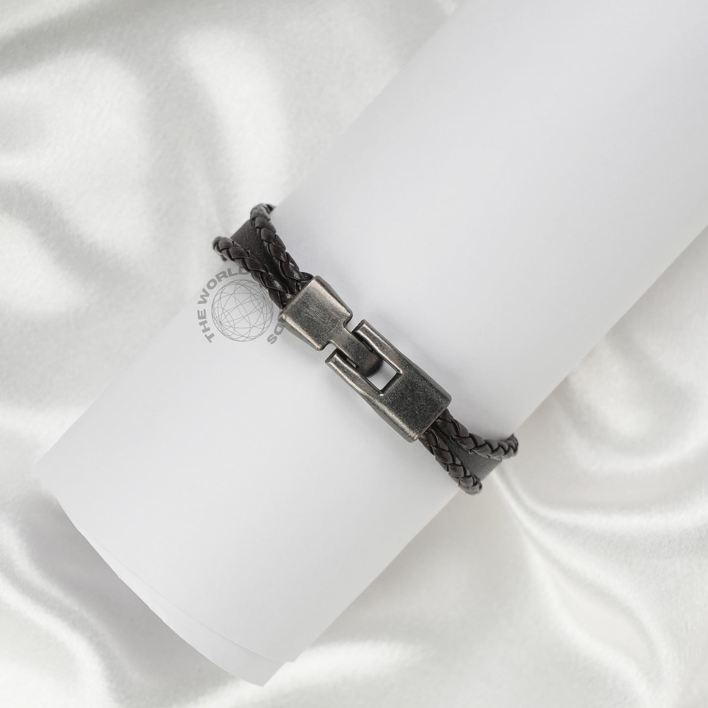 Cross Sign Beaded Leather Bracelet Imported Fashion Accessory - The World Of Nerds