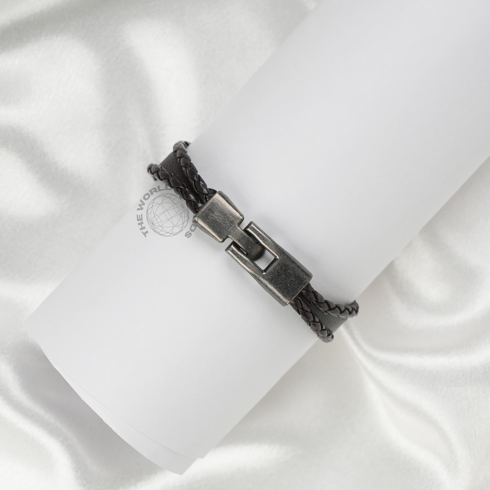 Cross Sign Beaded Leather Bracelet Imported Fashion Accessory - The World Of Nerds