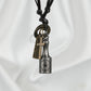 Bronze Cross Leather Chain Stylish Fashion Accessory - The World Of Nerds