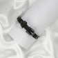 Black Leather Bracelet Imported Fashion Accessory - The World Of Nerds