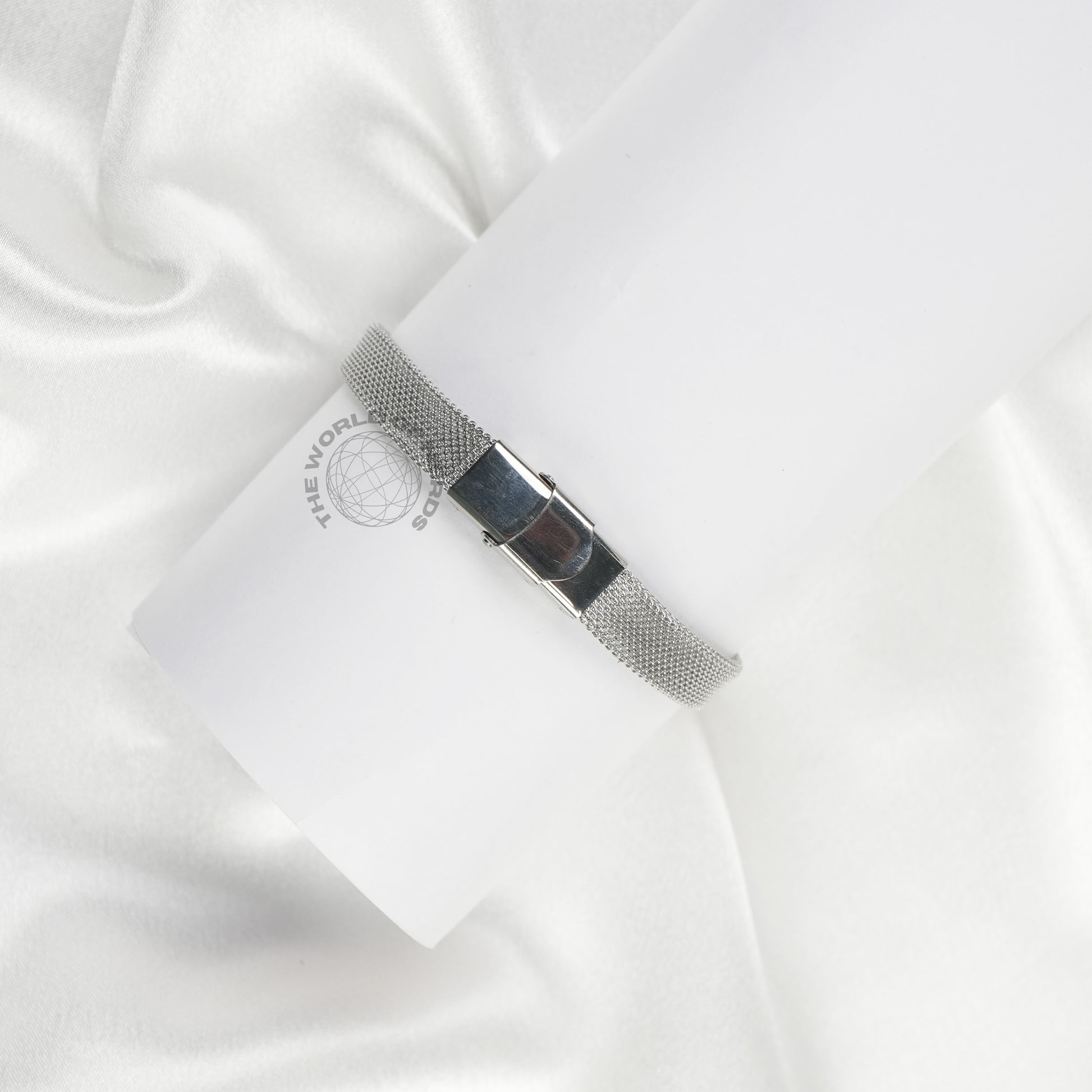 Black Stainless Steel Bracelet with Geometric Design Imported Fashion Accessory - The World Of Nerds