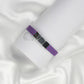 Violet Fabric Bracelet with Metal Plate Imported Fashion Accessory - The World Of Nerds