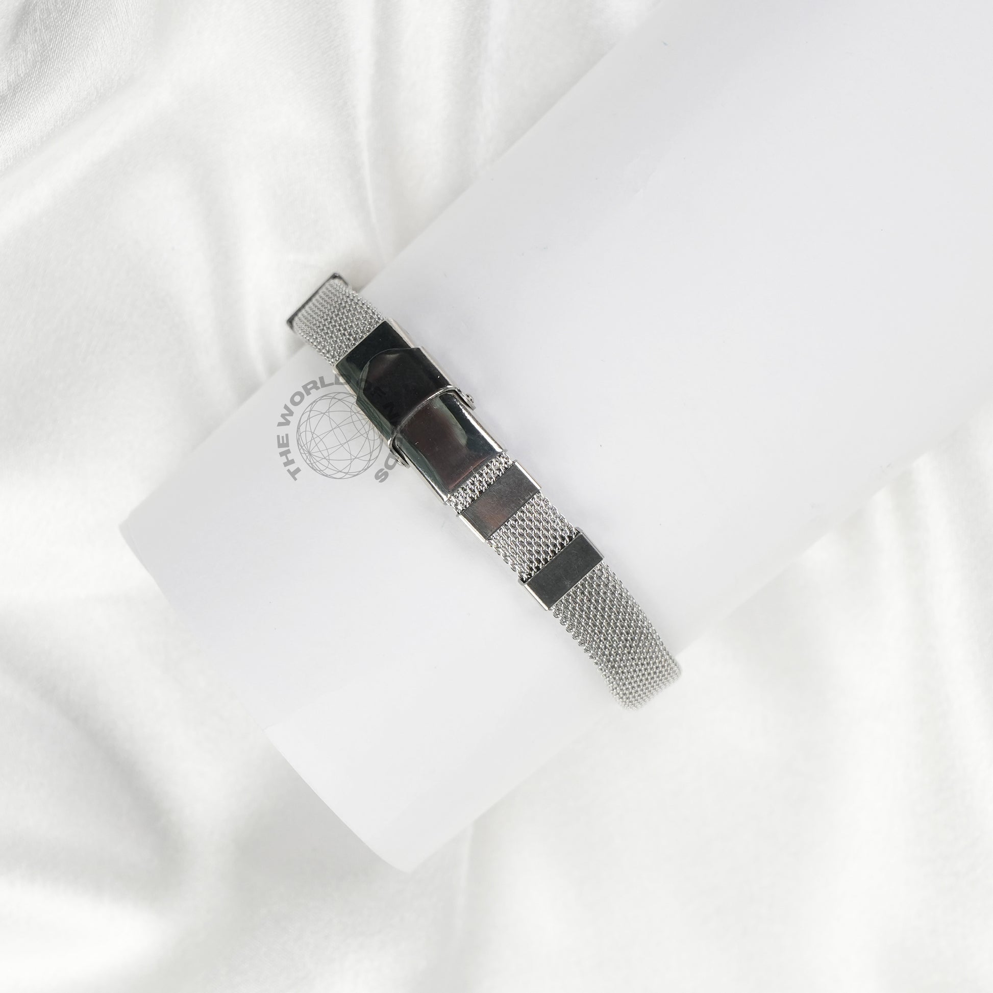 Silver Stainless Steel Bracelet with Polished X Design Imported Fashion Accessory - The World Of Nerds