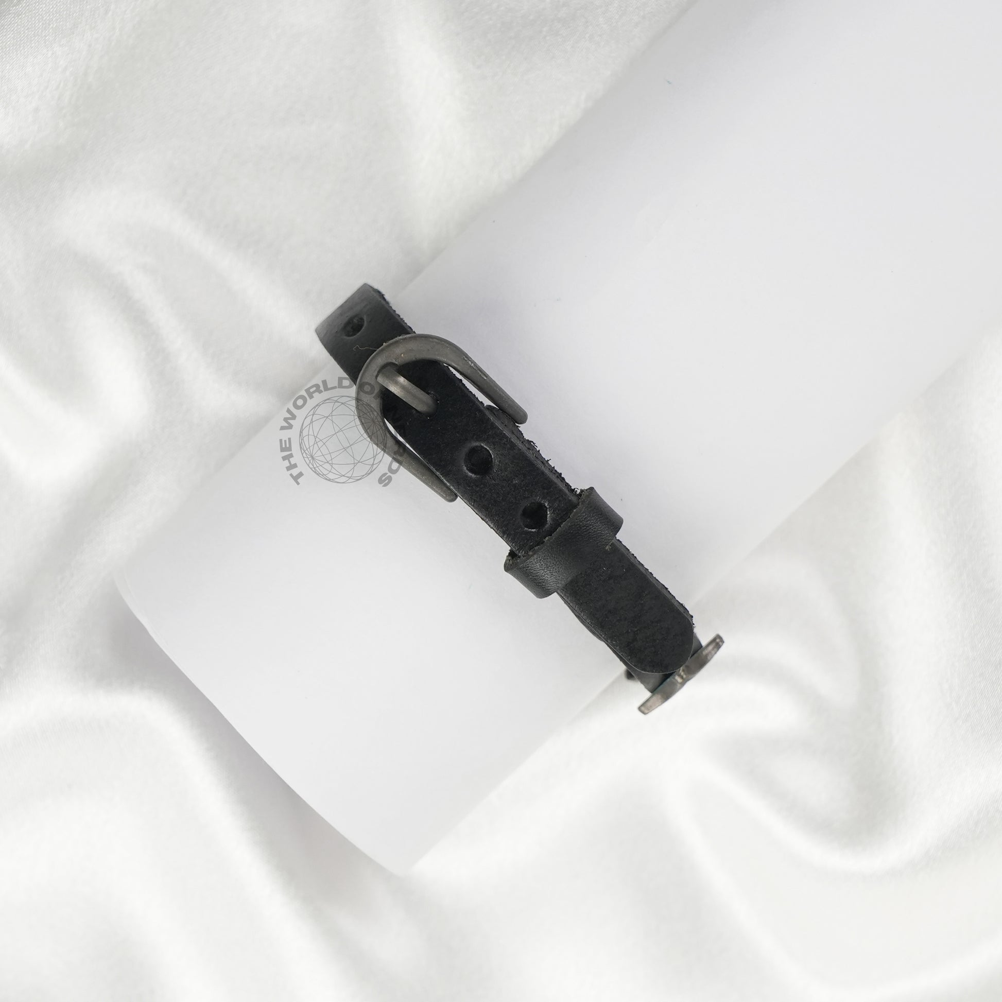 Black Leather Bracelet Imported Fashion Accessory - The World Of Nerds