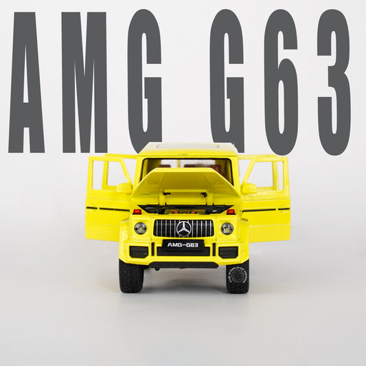 YELLOW-MERCEDES AMG G63 SCALE - 1:24