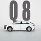 WHITE-AUDI Q8 SCALE - 1:24