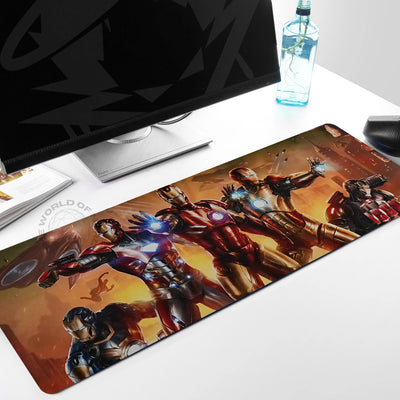 IRON MAN KEYBOARD + MOUSE PAD XXL