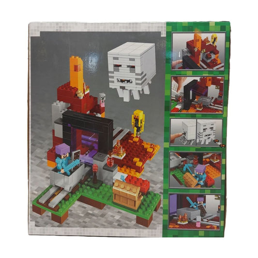 BRICK MY WORLD THE NETHER PORTAL MINECRAFT 476+ PCS BLOCKS