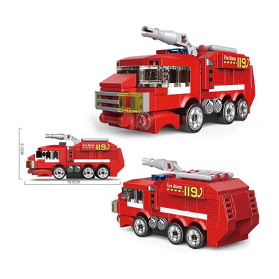 DECOOL Mini Racing Pacemaker Pullback Car with Fire Alarm
