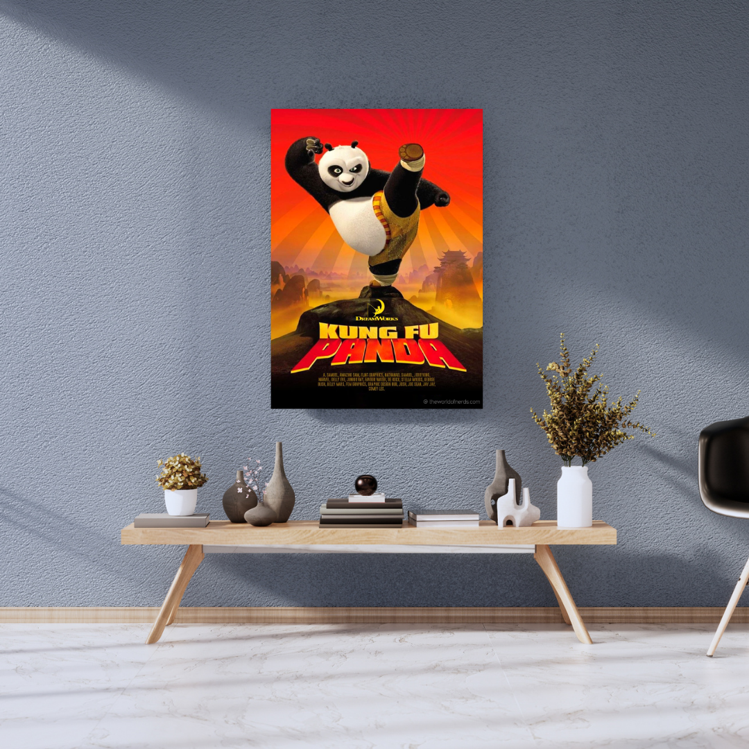 Kung Fu Panda A3+ HD Movie Wall Poster - The World Of Nerds