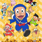 Cartoon Ninja Friends A3+ HD Kids Wall Poster - The World Of Nerds