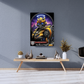 Golden Sci-Fi Robot Guardian A3+ HD Wall Poster - The World Of Nerds