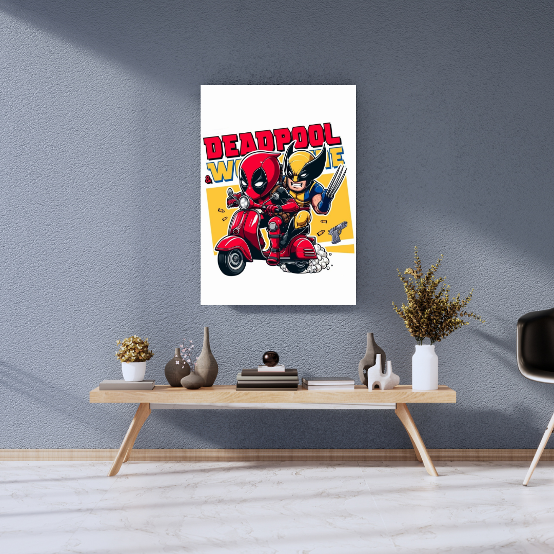 Deadpool & Wolverine A3+ HD Marvel Wall Poster - The World Of Nerds
