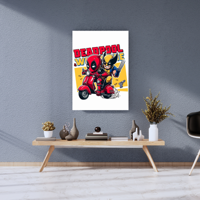 Deadpool & Wolverine A3+ HD Marvel Wall Poster