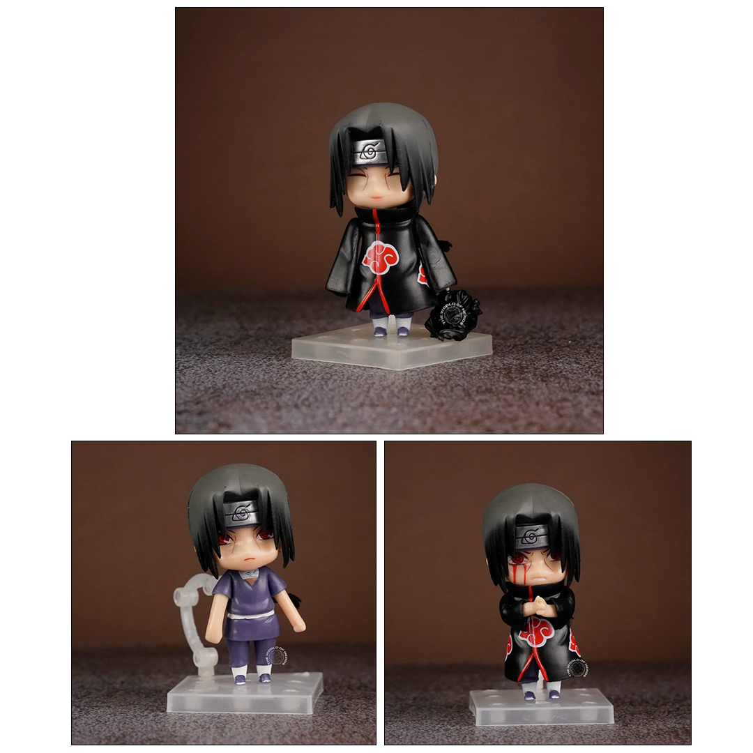 ITACHI UCHIHA SET OF 3 ACTION FIGURE