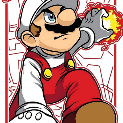 Super Mario A3+ HD Game Wall Poster - 2