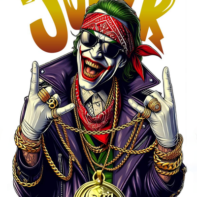 Joker A3+ HD Villain Art Wall Poster - 2