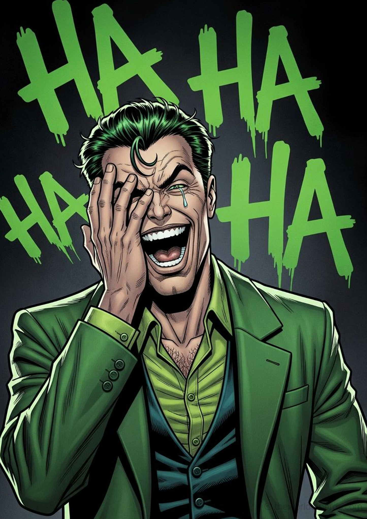 Joker A3+ HD Villain Art Wall Poster - The World Of Nerds