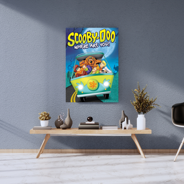 Spooky Mystery Van A3+ HD Wall Poster