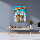 Tropical Jungle Friends A3+ HD Cartoon Wall Poster - The World Of Nerds