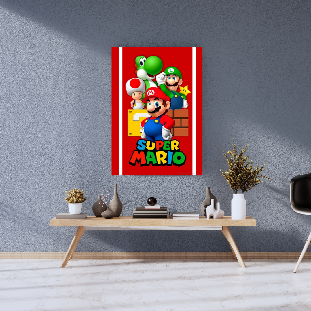 Classic Game Heroes A3+ HD Cartoon Wall Poster - The World Of Nerds