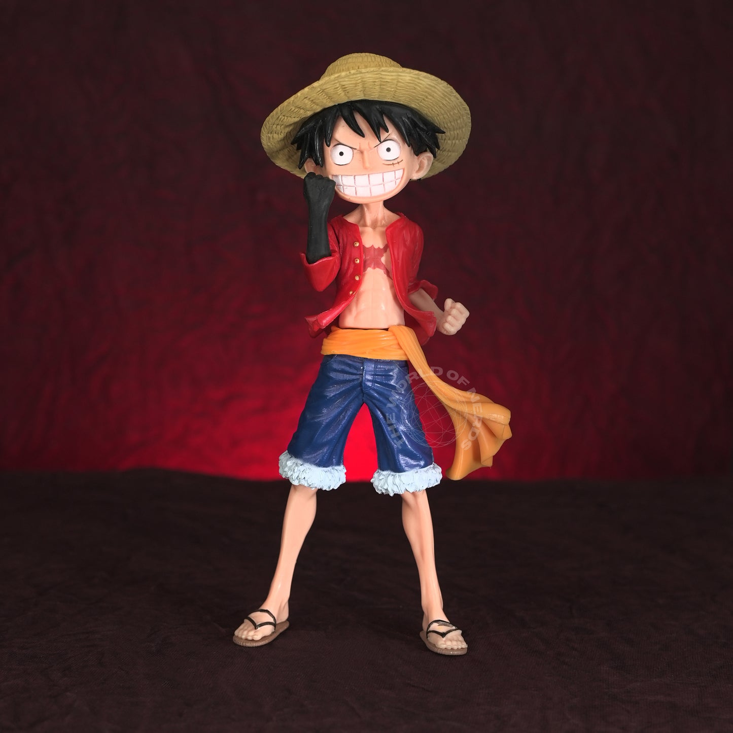 Monkey D. Luffy Action Figure 25cm – One Piece Anime Collectible Statue - The World Of Nerds