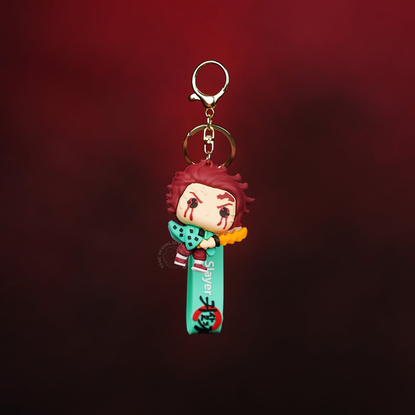 Tanjiro Kamado Battle Mode Chibi Keychain