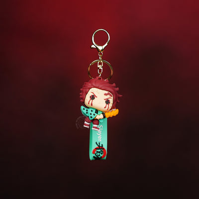 Tanjiro Kamado Battle Mode Chibi Keychain