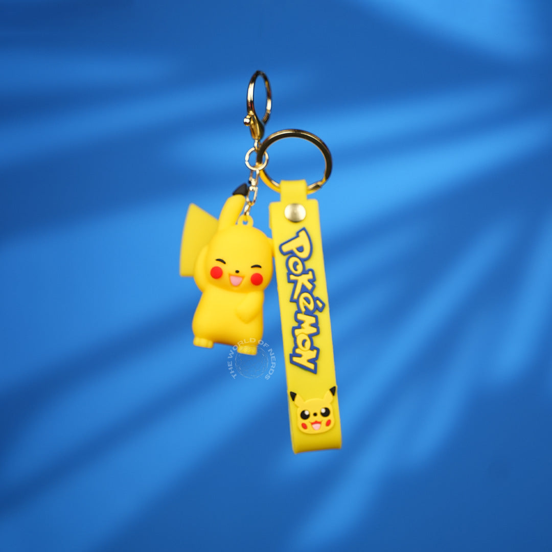Pikachu Pokémon Cartoon Strap Keychain
