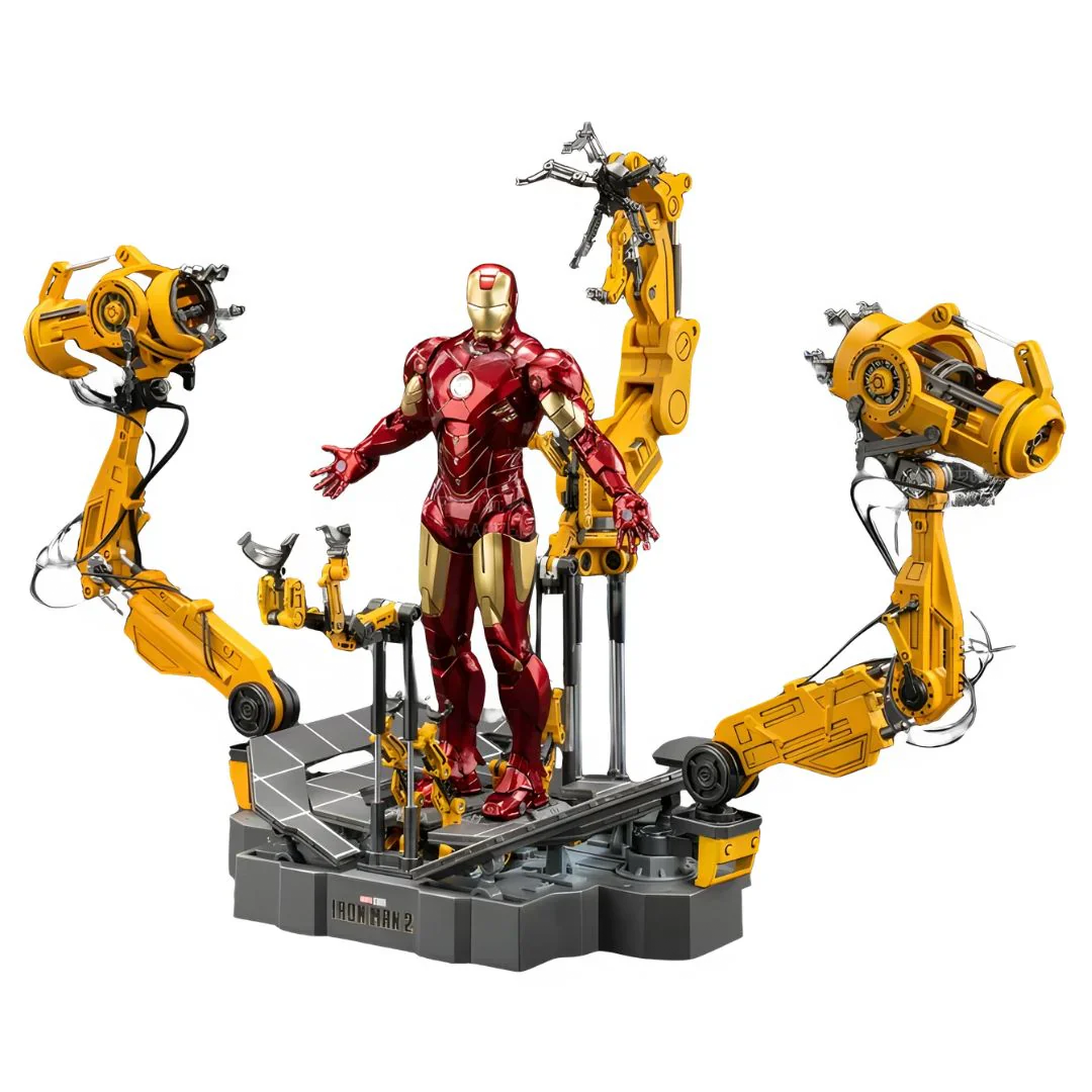 Iron Man Mark 4 Armor with Suit-Up Gantry 1:10 Scale – ZD Toys 10th Anniversary Collectible - The World Of Nerds
