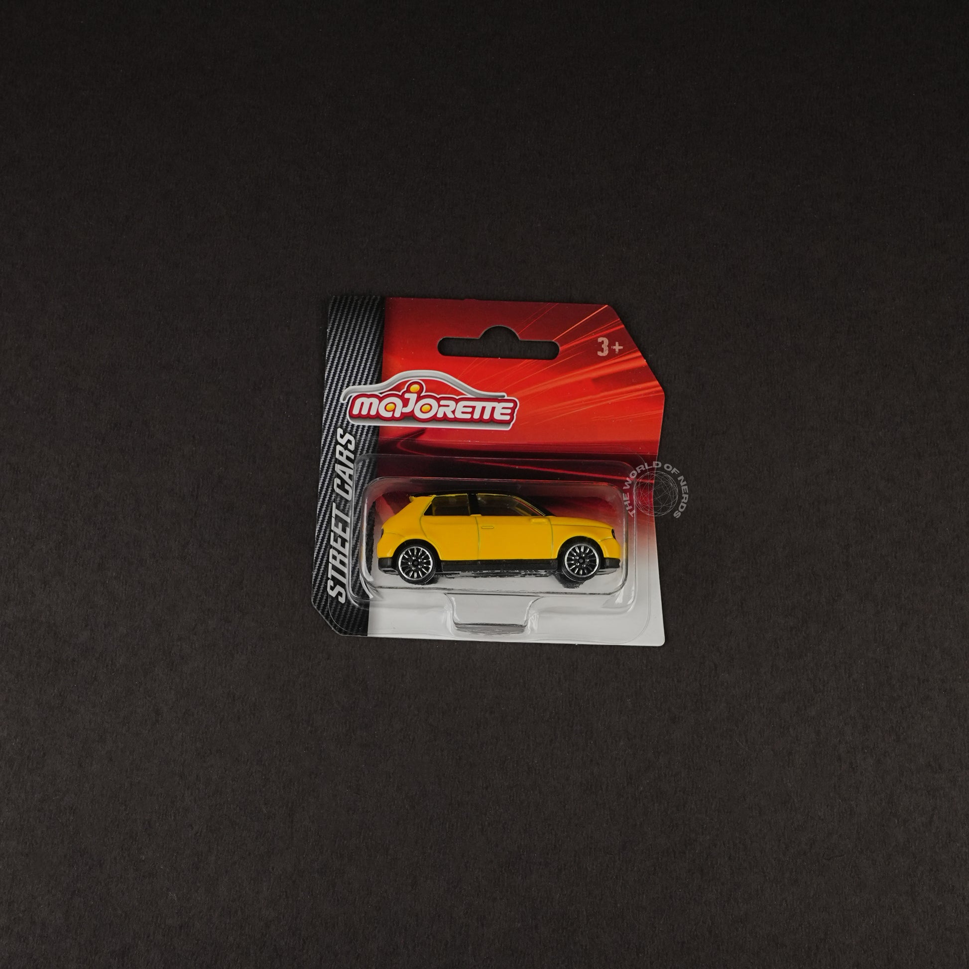 Majorette Street Cars – Yellow Hatchback Diecast Collectible - The World Of Nerds