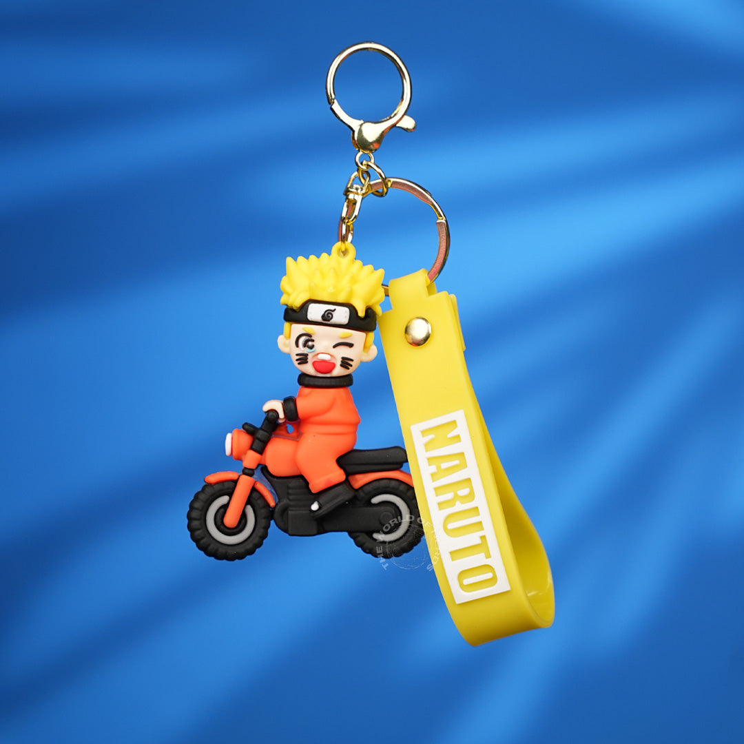 Naruto Uzumaki Bike Ride Keychain
