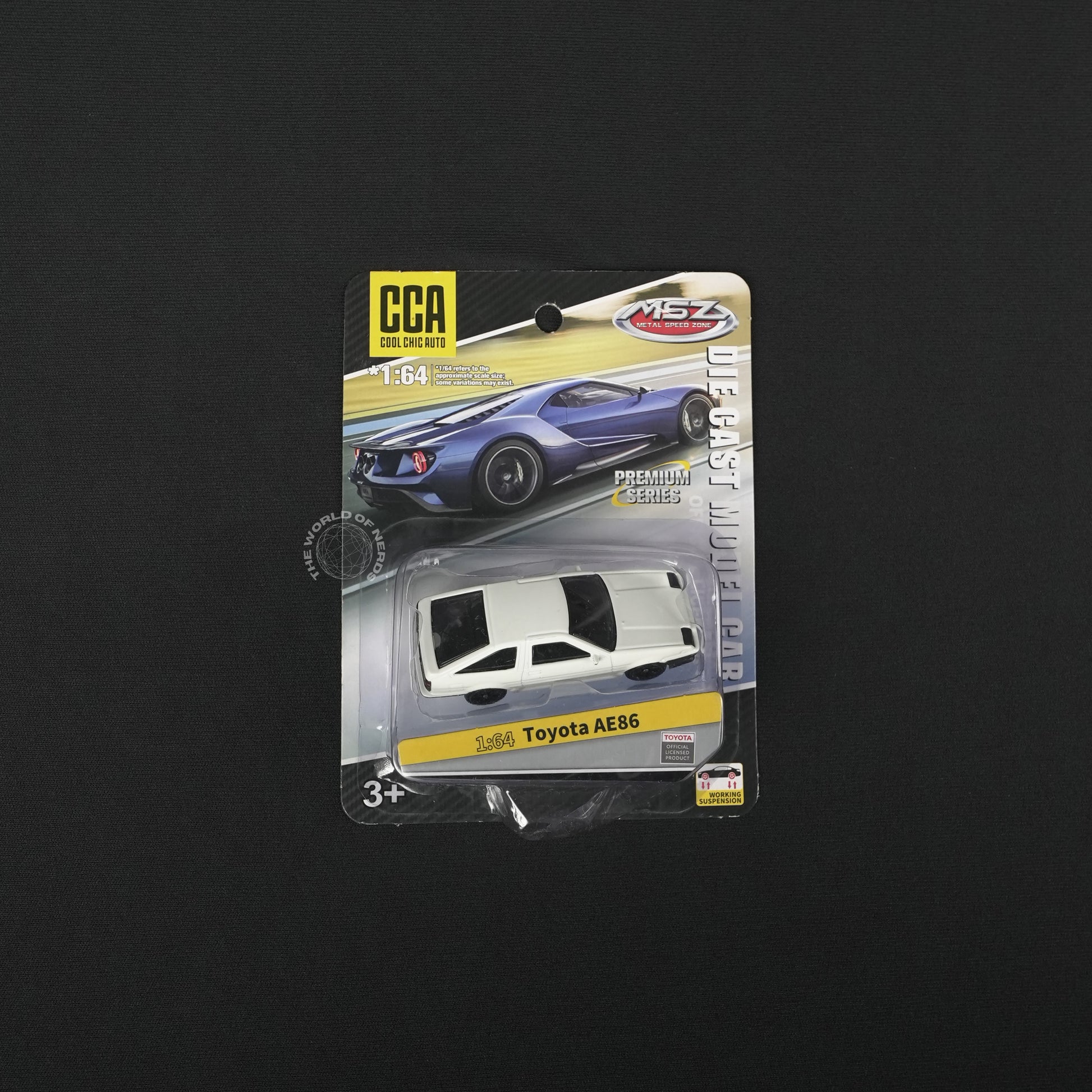 Toyota AE86 -- White -- CCA - The World Of Nerds