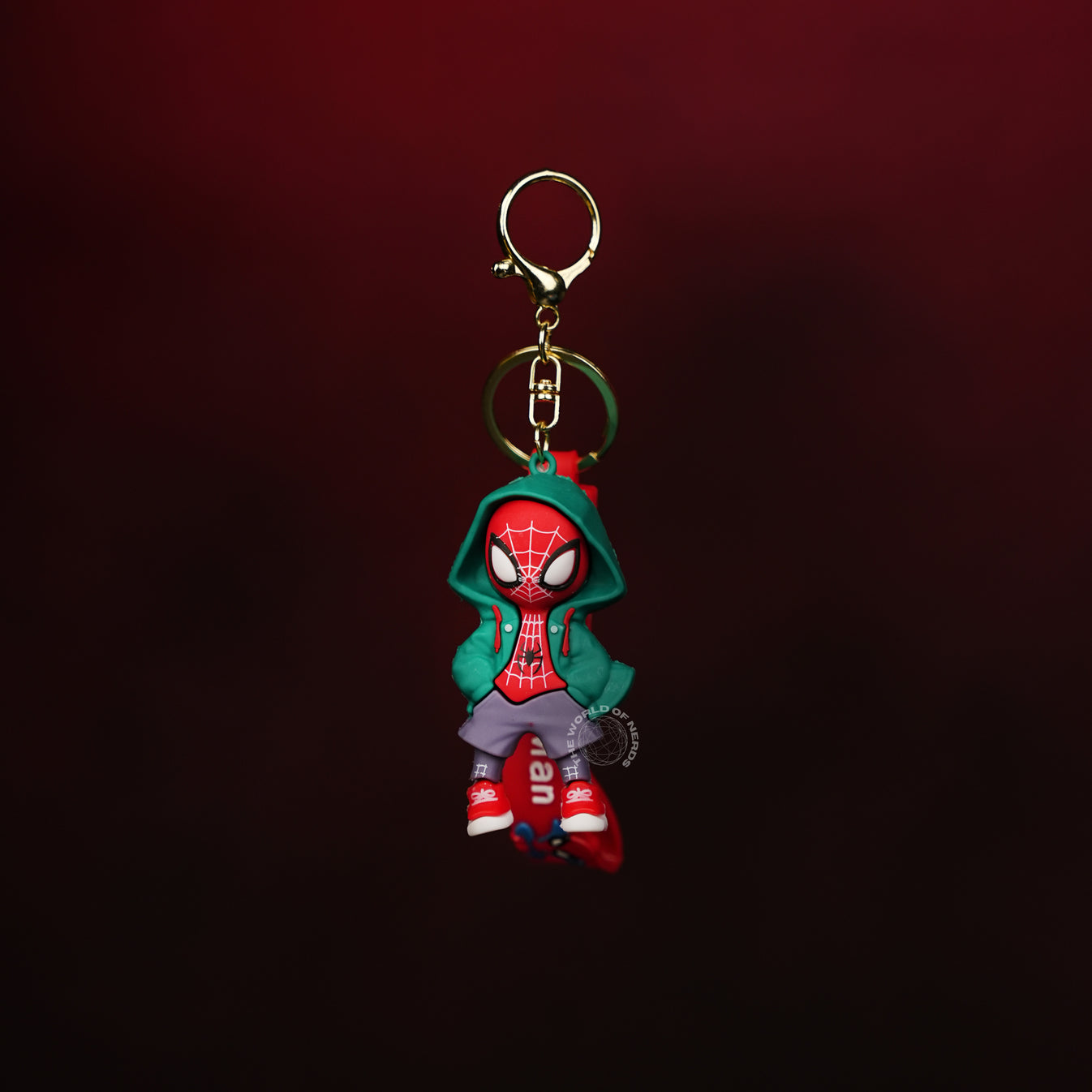 Spider-Man Green Hoodie Street Style Keychain – The World Of Nerds