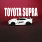 Toyota Supra LBWK White Model Car - 1:22 Scale Diecast