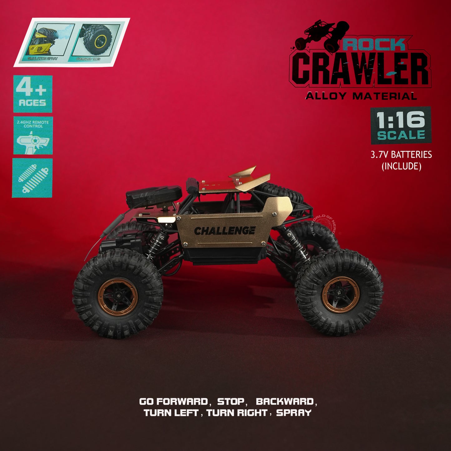 R/C-ROCK CRAWLER WITH CAMERA - The World Of Nerds
