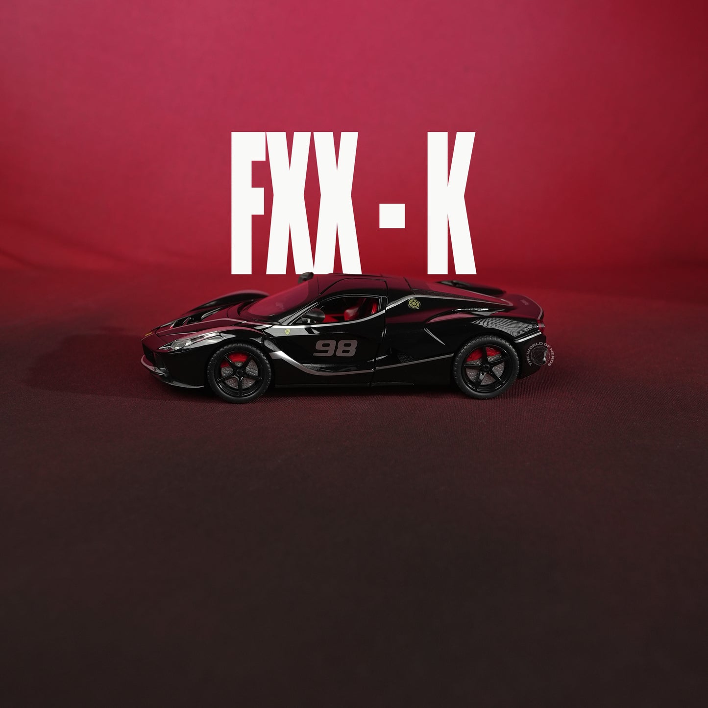 Ferrari FXX-K Diecast Model Car – 1:22 Scale (Black)