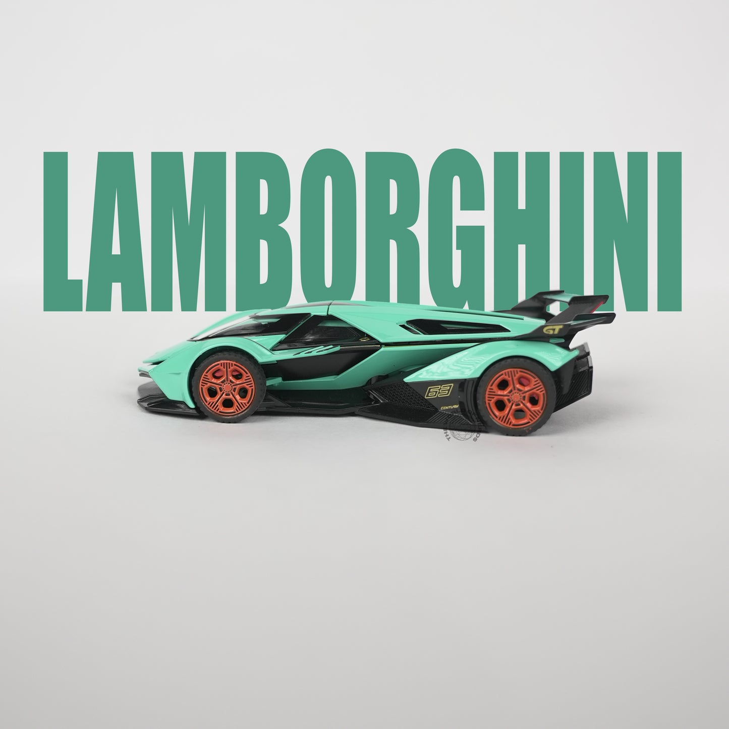Lamborghini Vision Gran Turismo Green Model Car - 1:32 Scale Diecast