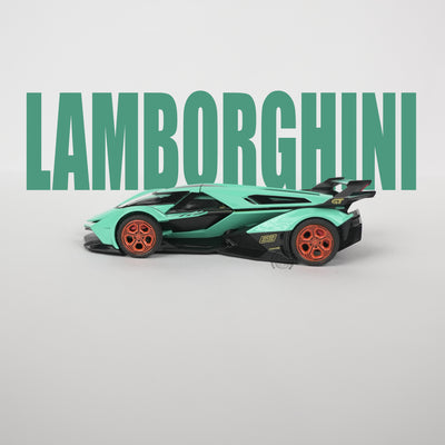 Lamborghini Vision Gran Turismo Green Model Car - 1:32 Scale Diecast
