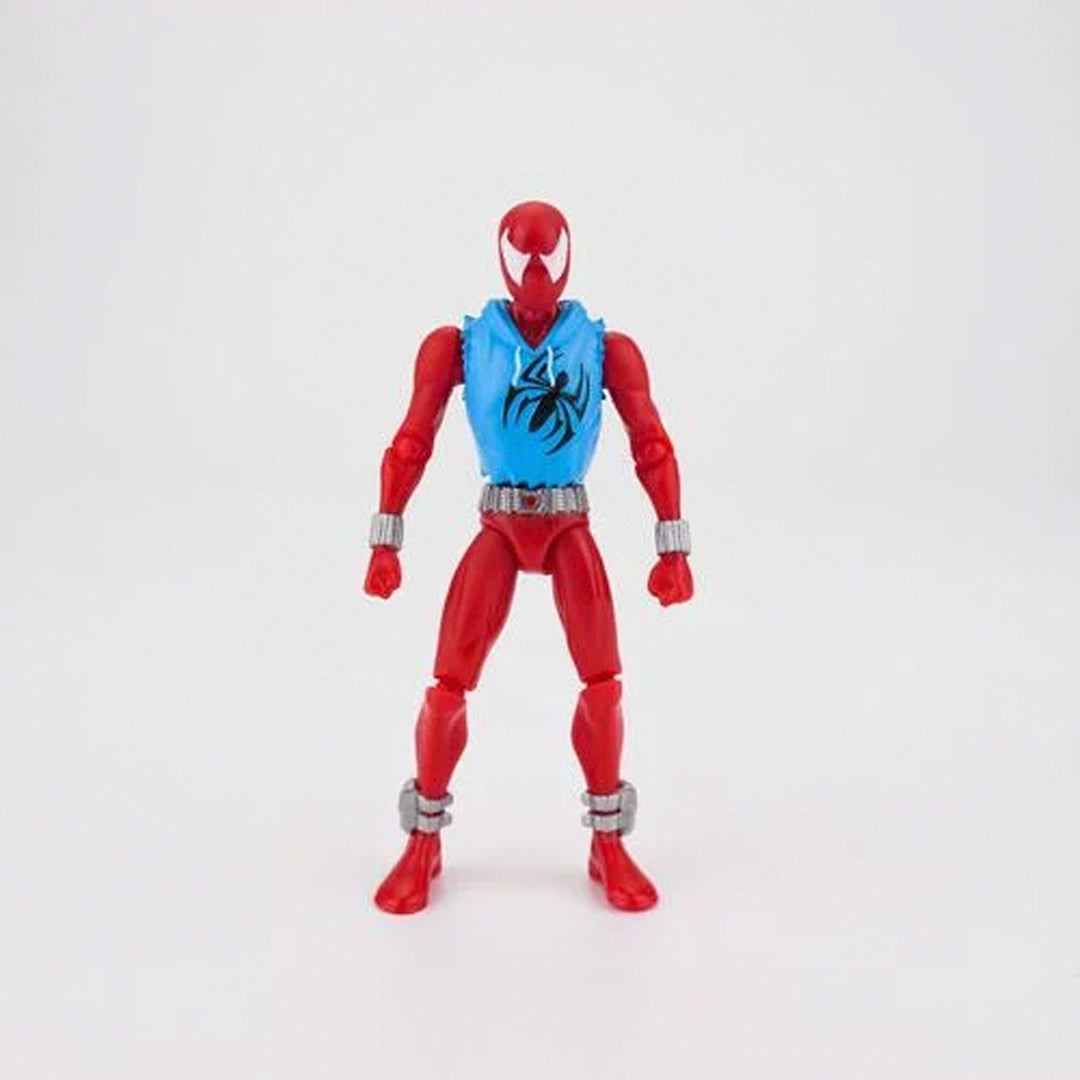 ZD toys Scarlet Spider Action Figure – Classic Red Suit with Blue Hoodie Design - The World Of Nerds