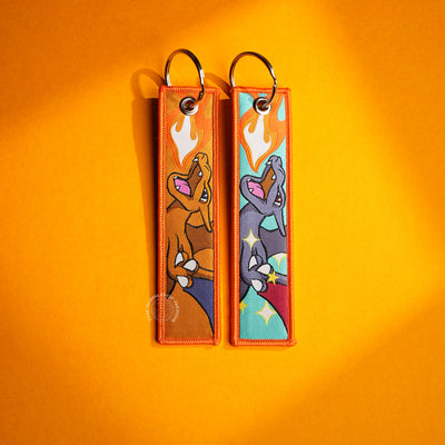 Fiery Charizard & Cool Gengar: The Ultimate Keychain Set
