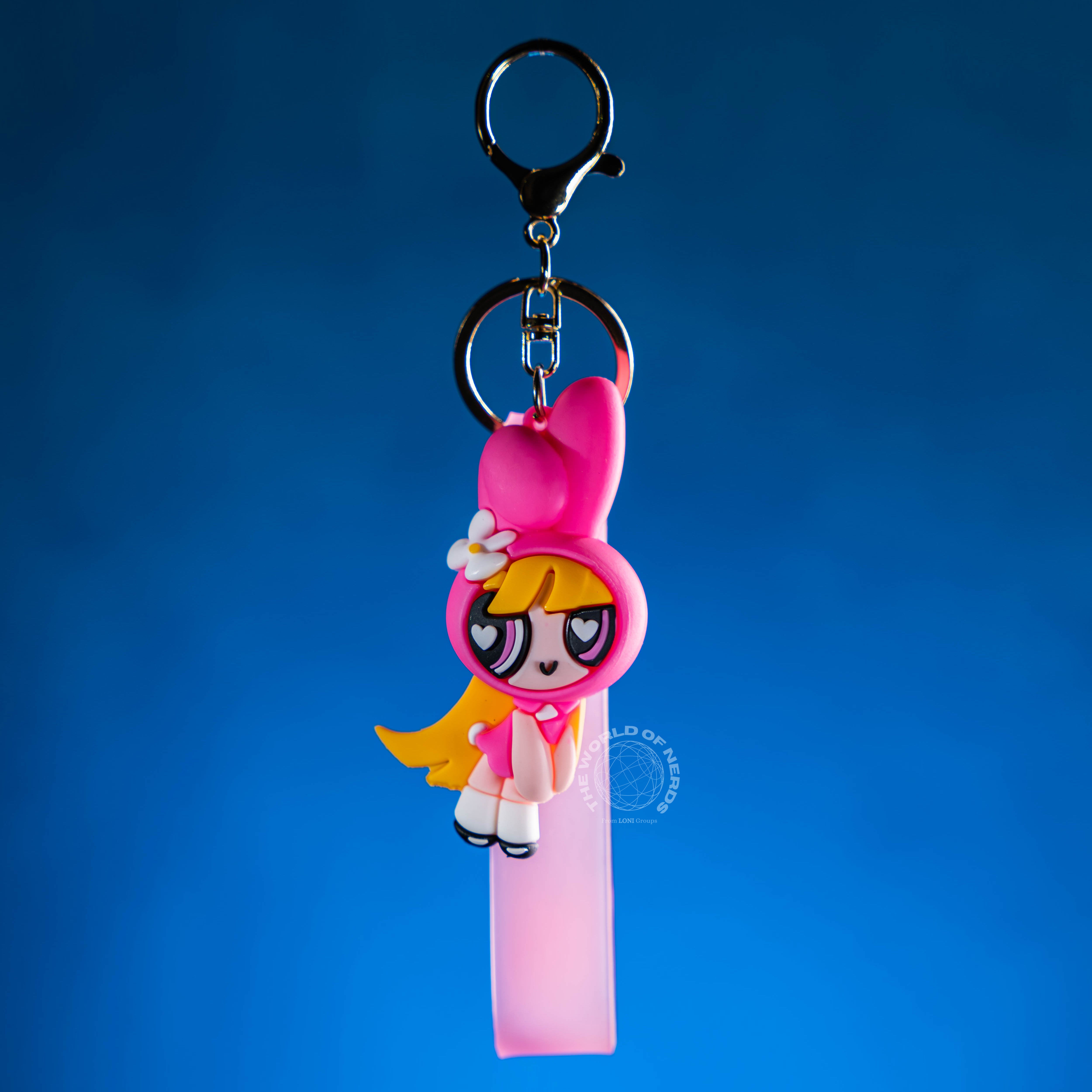 BLOSSOM THE POWERPUFF GIRLS KEYCHAIN